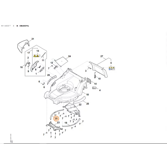 STIHL Listwa WA40 703 6305